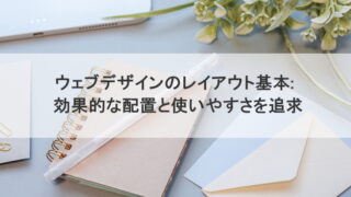 ウェブデザインのレイアウト基本: 効果的な配置と使いやすさを追求