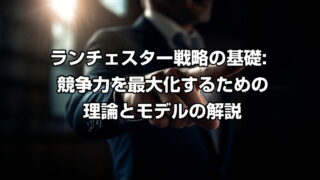 ランチェスター戦略の基礎: 競争力を最大化するための理論とモデルの解説