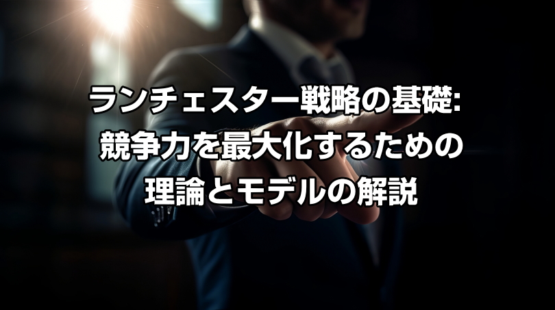 ランチェスター戦略の基礎: 競争力を最大化するための理論とモデルの解説