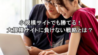 小規模サイトでも勝てる！大規模サイトに負けない戦略とは？