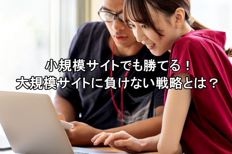 小規模サイトでも勝てる！大規模サイトに負けない戦略とは？